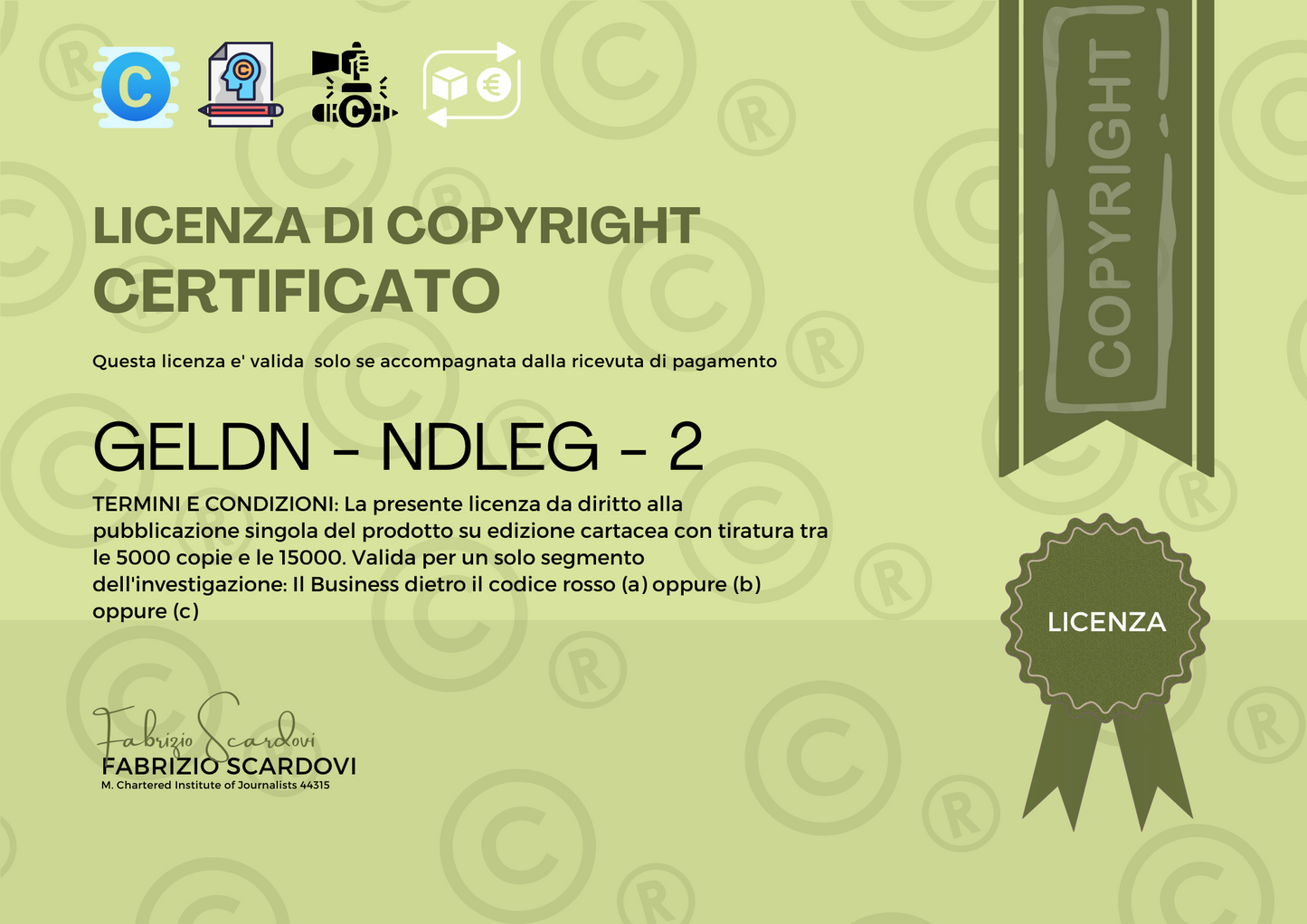 Codice Rosso - in depth | Copyright SU - Max 15000