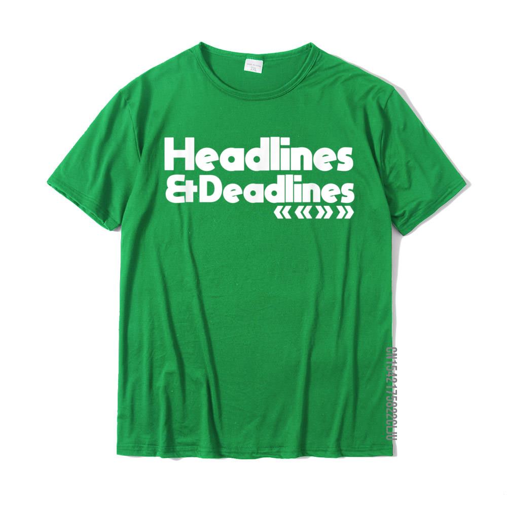 Journalist Deadlines Headlines T-Shirt
