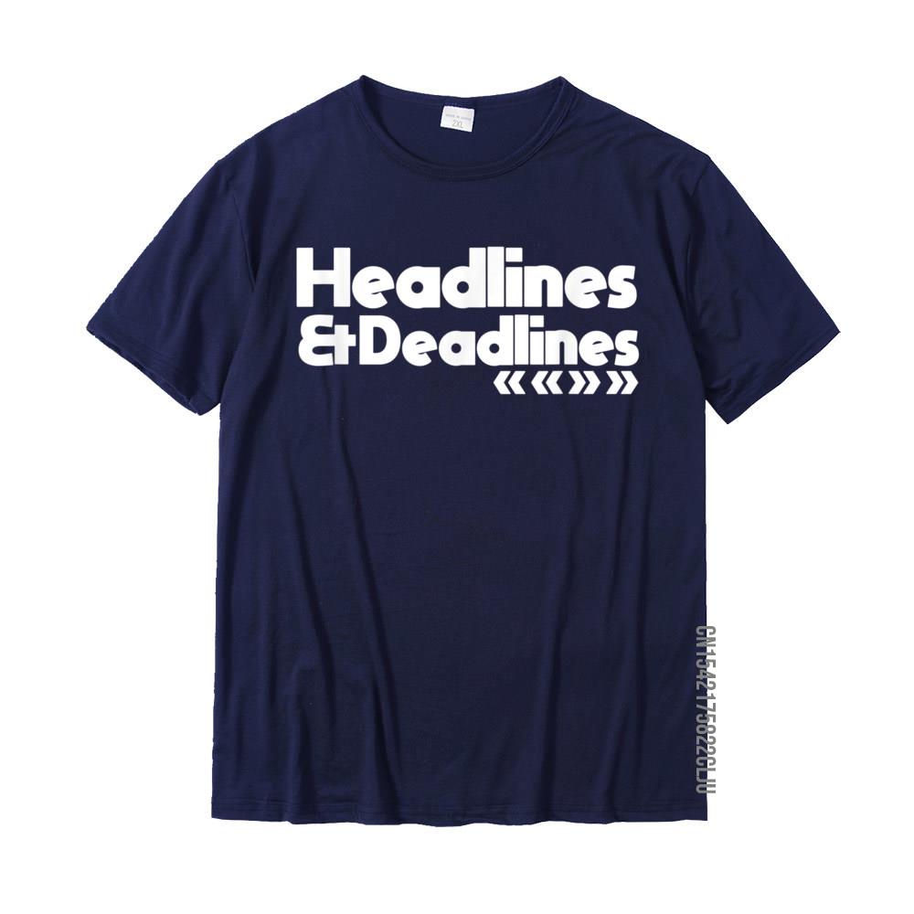 Journalist Deadlines Headlines T-Shirt