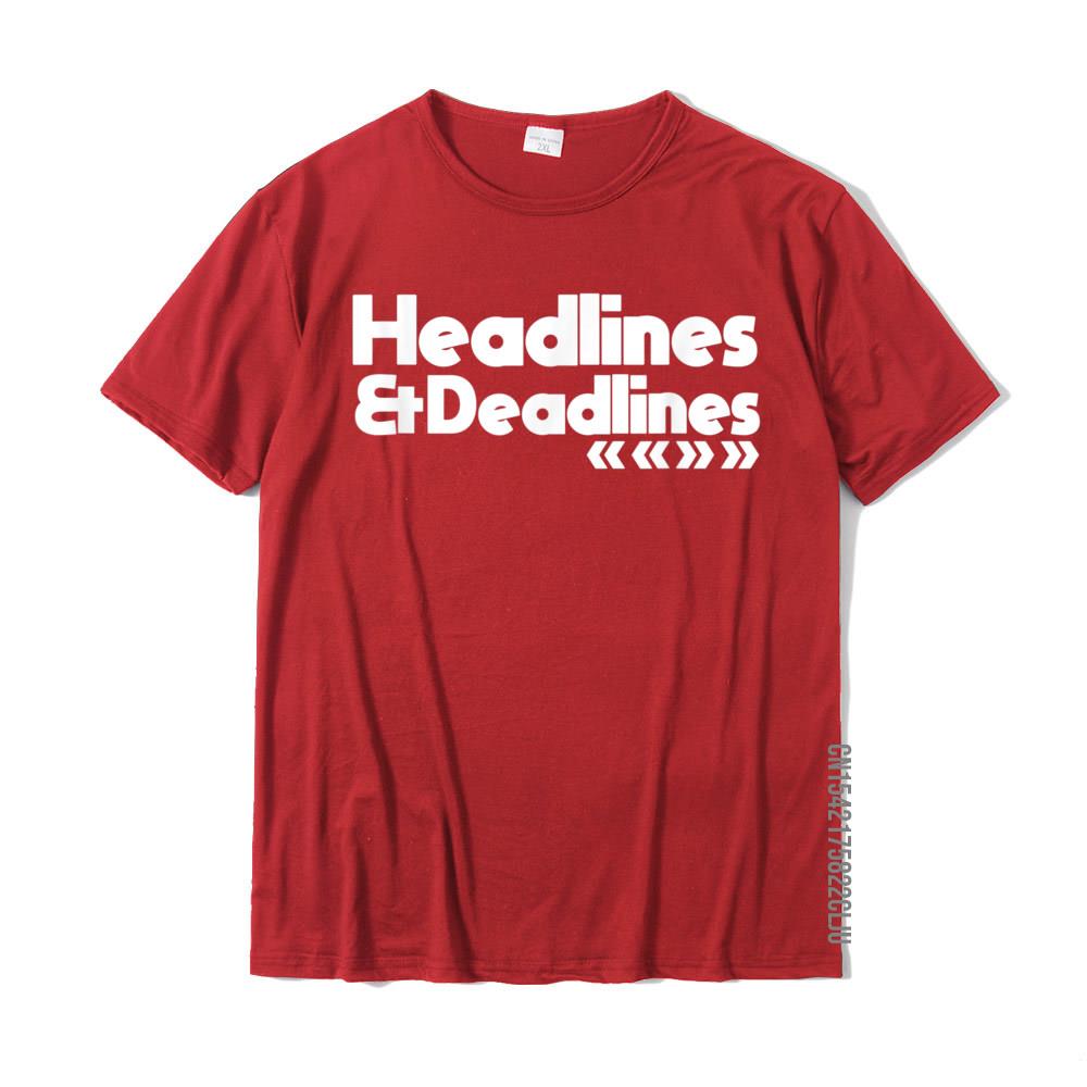 Journalist Deadlines Headlines T-Shirt
