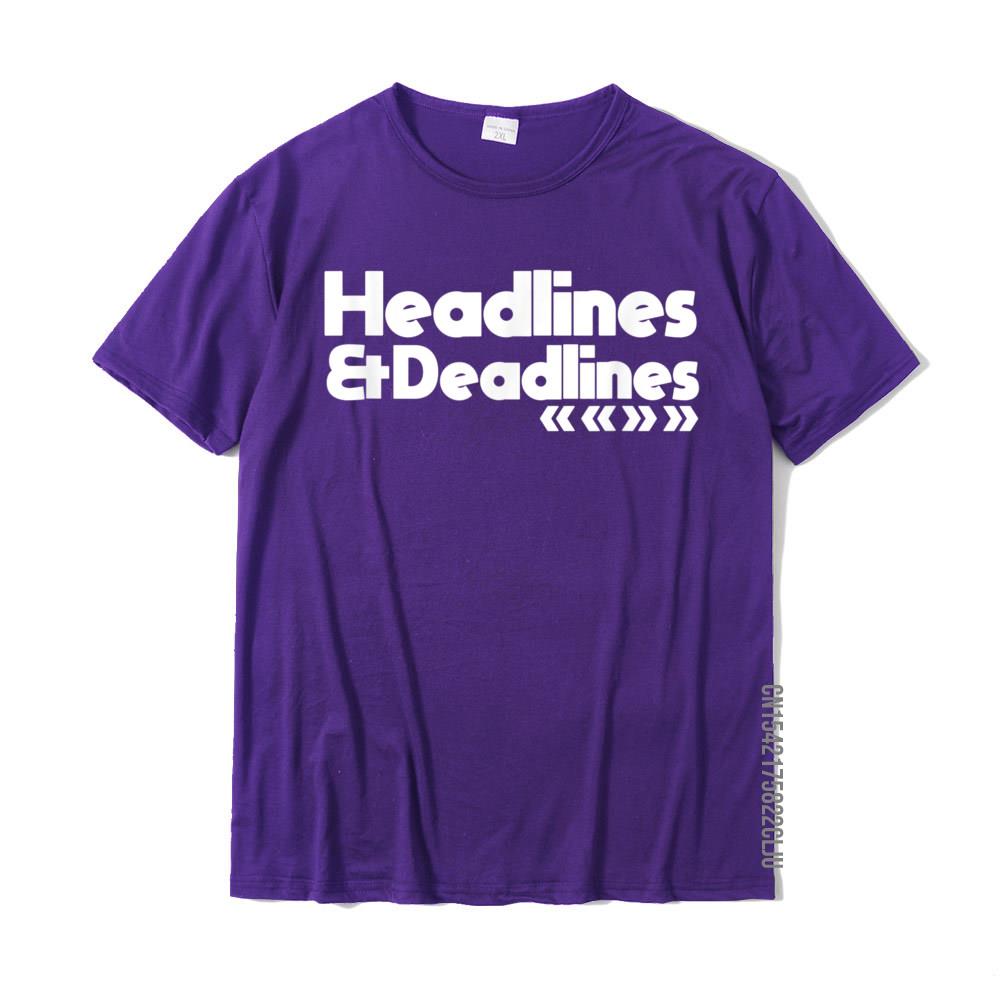 Journalist Deadlines Headlines T-Shirt