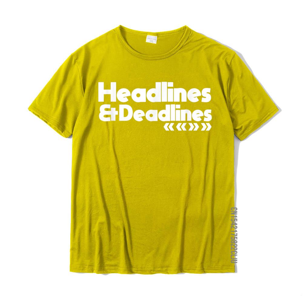 Journalist Deadlines Headlines T-Shirt
